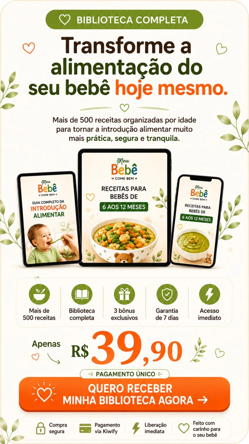 Oferta final da Biblioteca Meu Bebê Come Bem